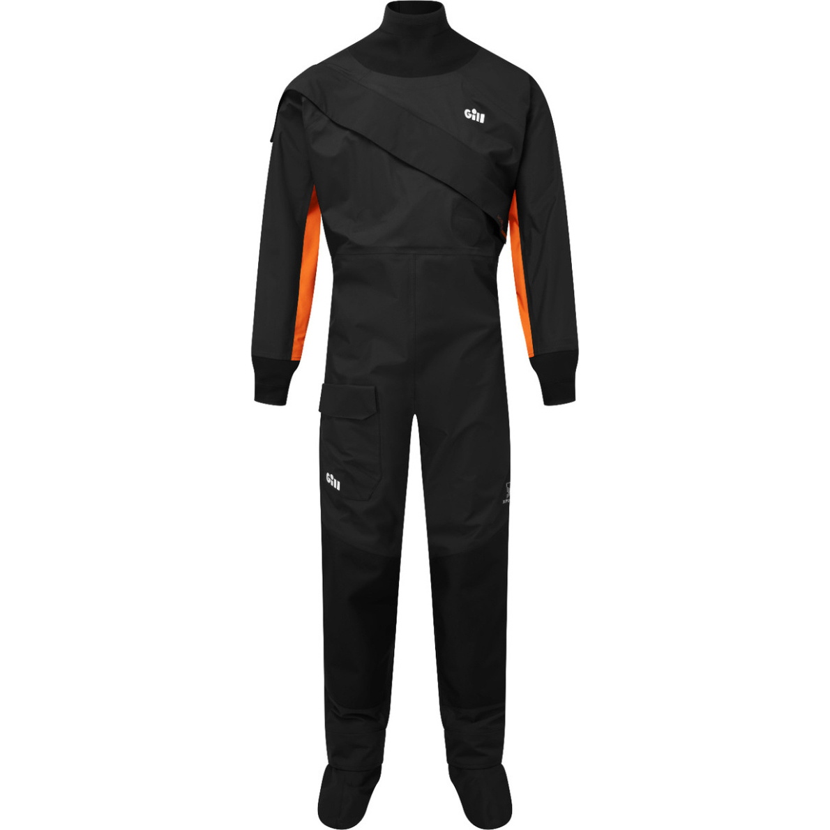 2026 Gill Mens Pro Drysuit 4806 - Black / Orange